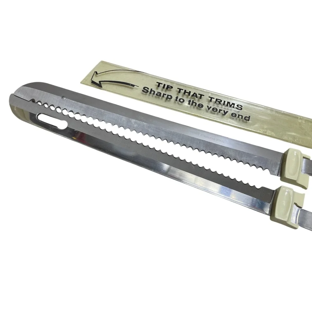 Sunbeam Electric Slicing Knife Retro Vintage EK-100 Beige Corded Works